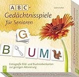 Spiel Verlag an der Ruhr GmbH ABC - Gedächtnisspiele für Senioren: Extragroße Bild- und Buchstabenkarten zur geistigen Aktivierung