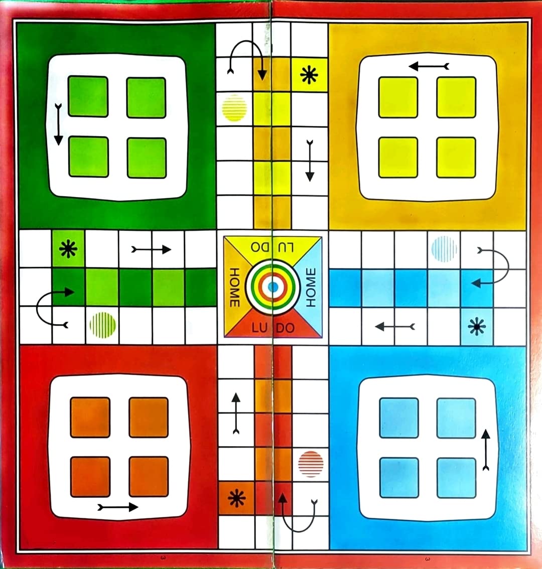TRT-Sales Ludo and Snake and Ladder Deluxe Board Game | Big Size 13 Inch Playboard for 5 Years and up | 2 to 4 Players | 2 in 1 Fun Game | for Kids & Adults (B0B7K148ZM) Amazon Price History, Amazon Price Tracker