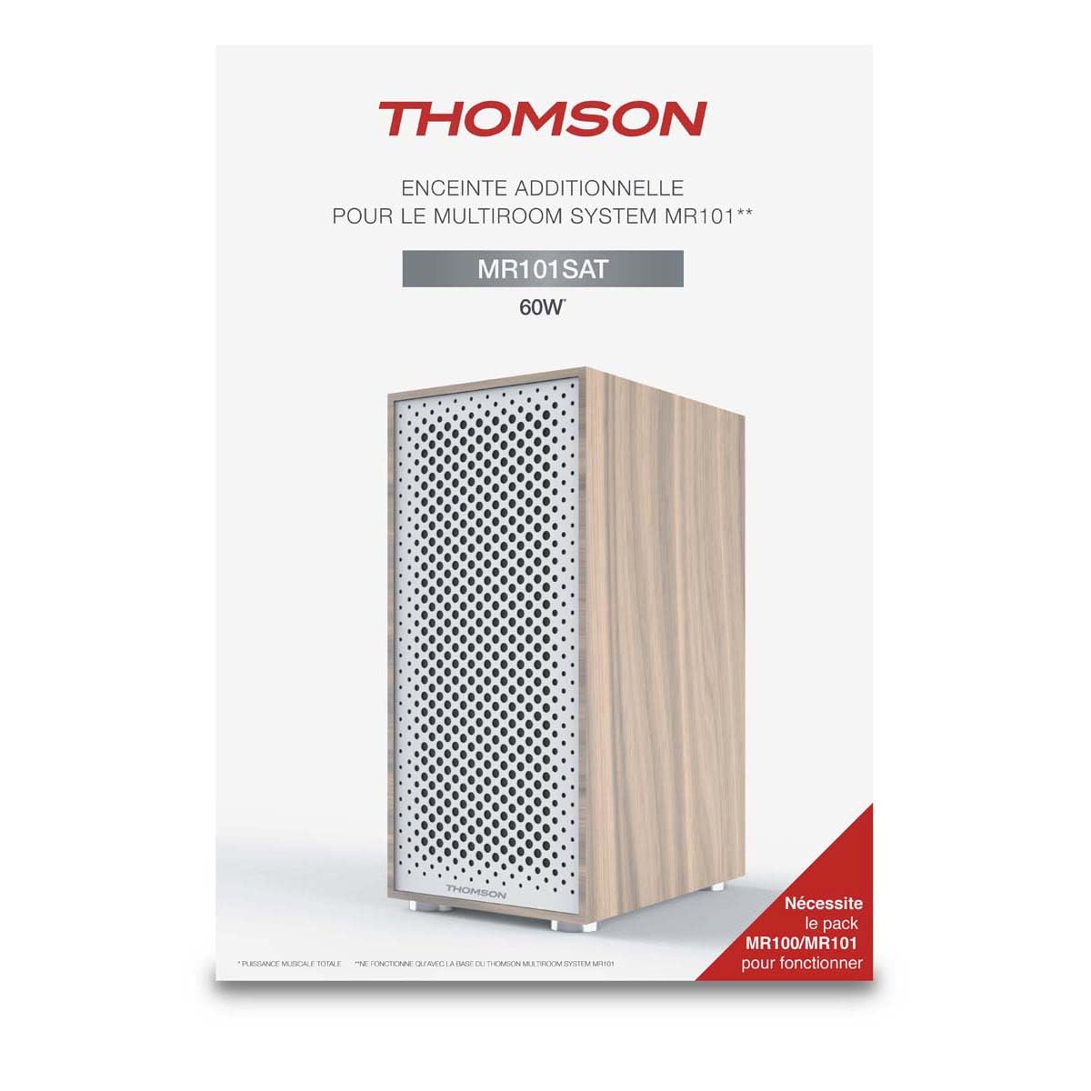 Thomson MR101SAT Haut-Parleur Supplémentaire Marron
