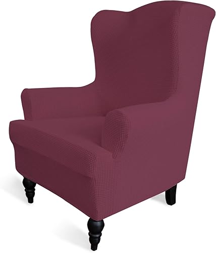 Easy-Going Funda elástica para sofá de 1 pieza, protector de muebles, suave con parte inferior elástica, poliéster, elastano, tela jacquard a