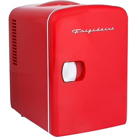 Frigidaire 4-Liter Compact Personal Mini Fridge in Retro Red