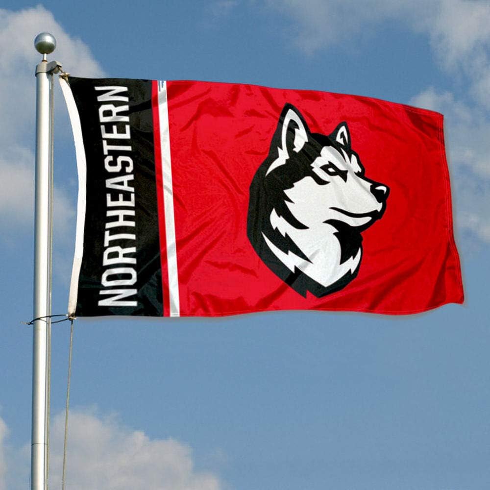 Northeastern Huskies Husky Outdoor 3x5 Flag - Image 3