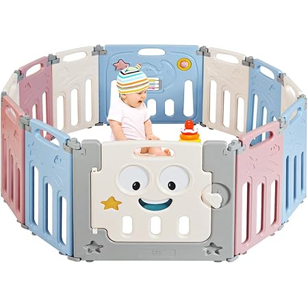 Goplus Parc Bebe Pliable Barriere De Securite En Plastique Ecologique Hdpe Avec Panneau D Activites Sans Plastifiant Barriere Du Jeux Avec 14 Panneaux Pour Enfant Amazon Fr Bebes Puericulture Goplus Parc Bebe Pliable Barriere De Securite En Plastique Ecologique Hdpe Avec Panneau D Activites Sans Plastifiant Barriere Du Jeux Avec 14 Panneaux Pour Enfant Amazon Fr Bebes Puericulture