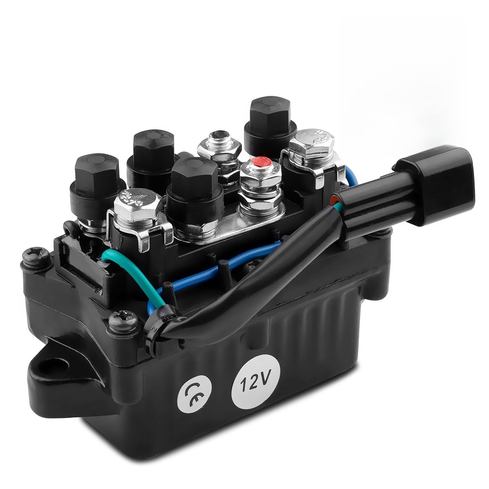 Tilt Trim Relay 63P-81950-00-00 4 Stroke Outboard Motors Relay for F50HP 60HP 70HP 75HP 90HP 115HP 150HP 200HP 225HP 250HP TRM6003 Boat Trim 2 Pins (2