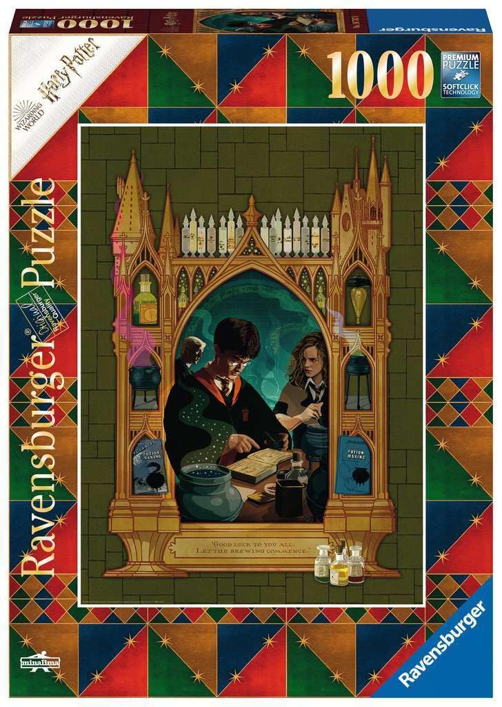 Ravensburger - Puzzle Harry Potter F, Collezione Book Edition, 1000 Pezzi, Idea regalo, per Lei o Lui, Puzzle Adulti