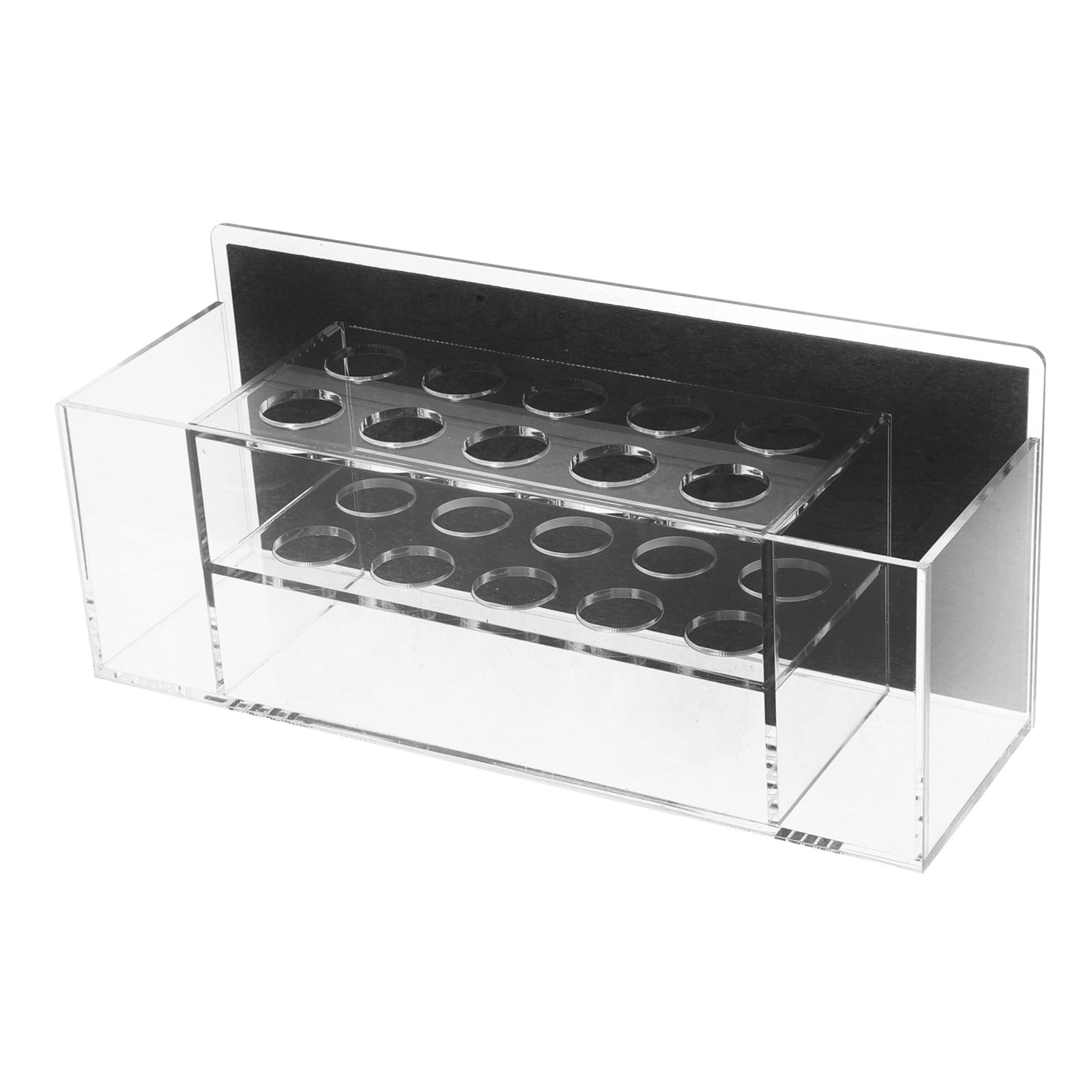 Portapenne Magnetico in Acrilico per Lavagna Supporto da Parete per Gessetti e Penne Organizer Multifunzione per Ufficio e Scuola