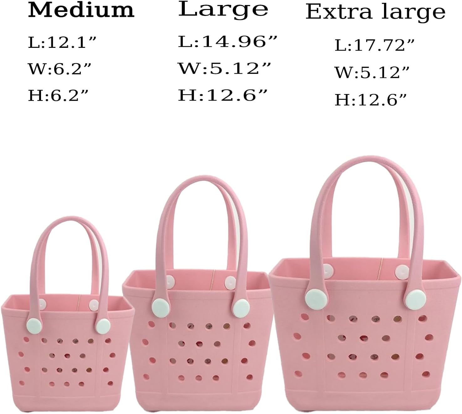 Small Rubber Tote Bag for Women-Cute Sports Bag for Travel, Pool Days, Gym, & Daily Use Durable Lightweight Design - Image 4