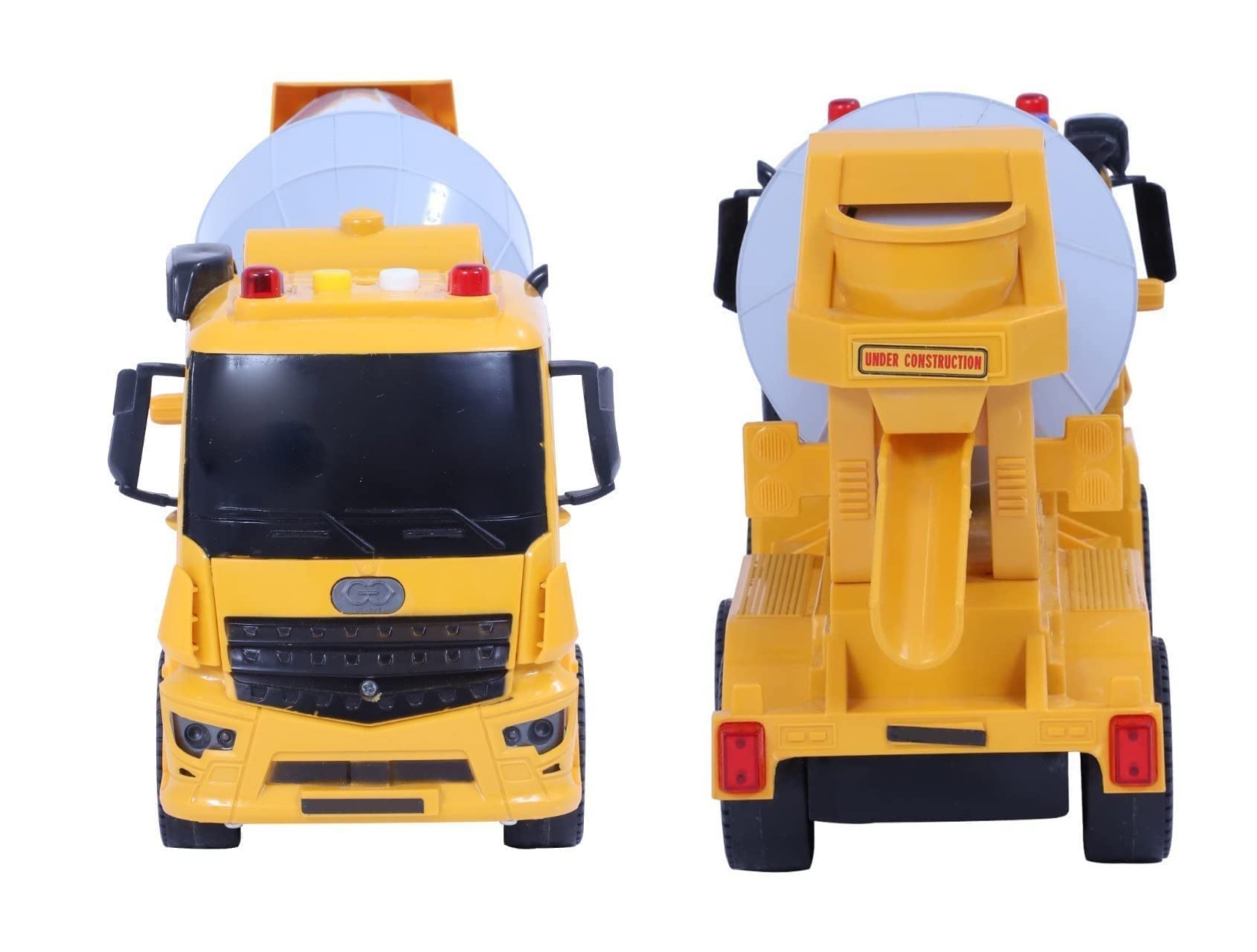 FRATELLI Big Size Exclusive Toys for Kids|Boys|Girls (Cement Mixer Toy for Kids, Pull and Push,Friction Power Toy Trucks for 3+ Years Old Boys and Girls, Light & Sound Truck) 2