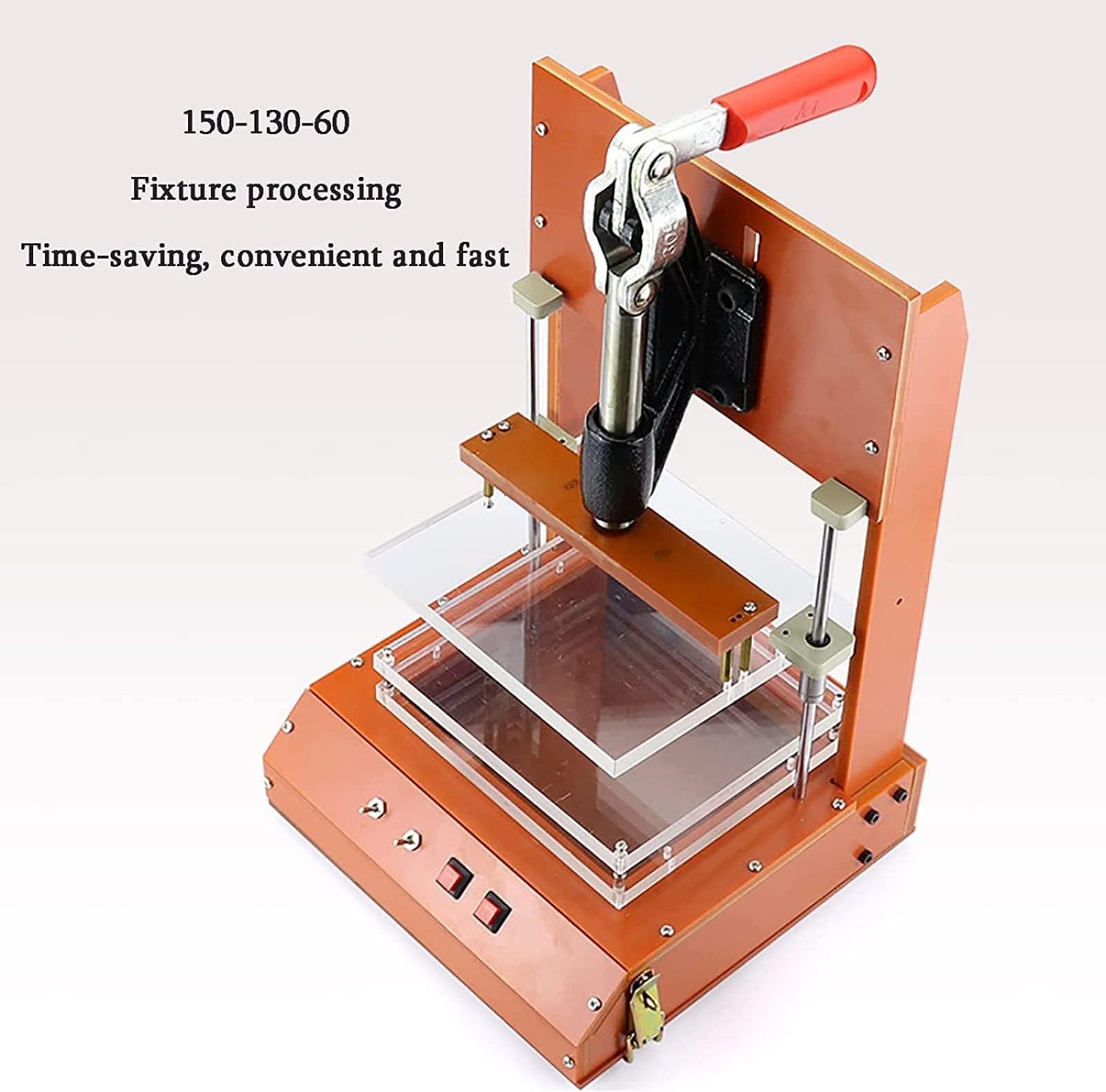 Soporte de Pruebas Universal para PCB con Recorrido de 60 mm; Herramienta de baquelita para Pruebas de circuitos DIY (Modelo Fc150-130-60) (Fc150)