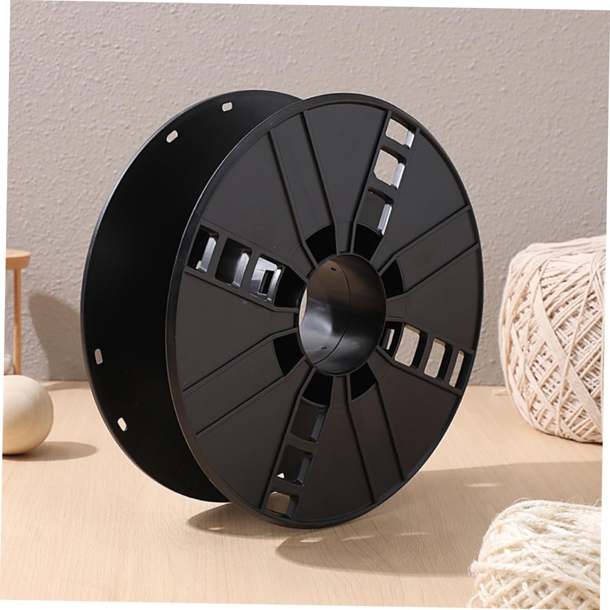 Amosfun 3pcs Plastic Cord Storage Reel Lightweight Wire Spool Organizer for Electric Cords Outdoor Extension Holder Sturdy Cable Management Solution