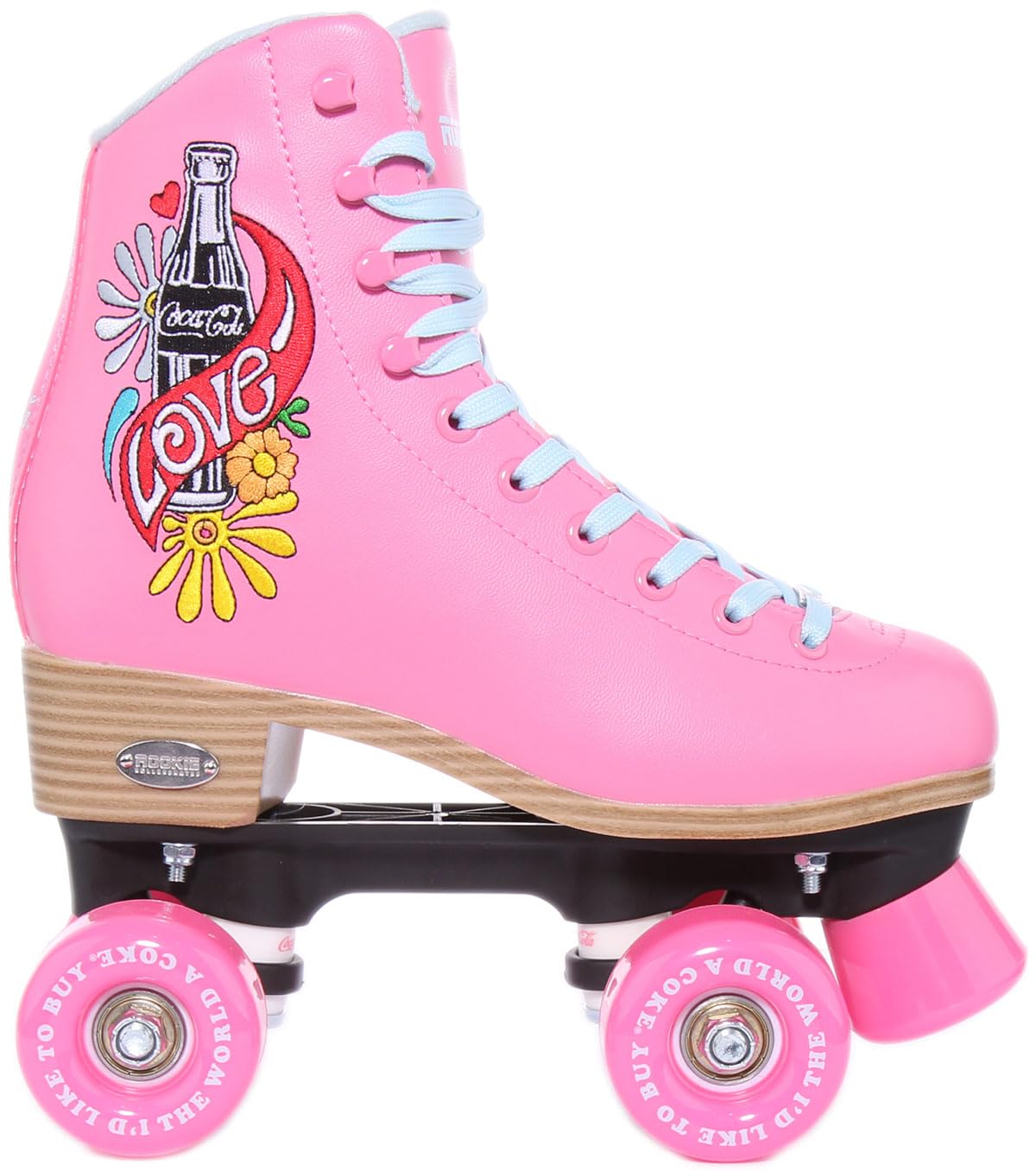 Rookie Rollerskates Roller Skates, Youth Unisex, Pink, 37
