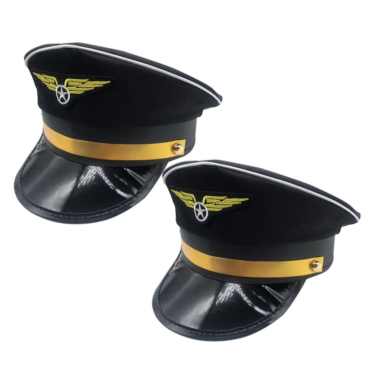 BESTYASH Cappello Costume Di Halloween Divertente Mini Cappellino Da Baseball Caps Cappello Di Halloween Cappello Da Festa Di Moda Aereo Black Poliestere
