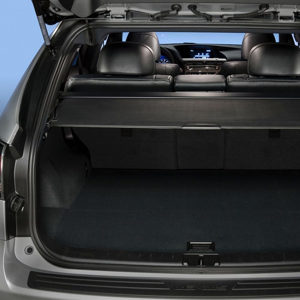 Tablette de Coffre Arrière pour Lexus RX Rx270 Rx350 Rx450H 2003-2009 2010-2015 2016-2021 2022+, SUV Rétractable Cache-bagages Pare-soleil Colis de Coffre Store Enrouleur, Toile en Alliage D'aluminium