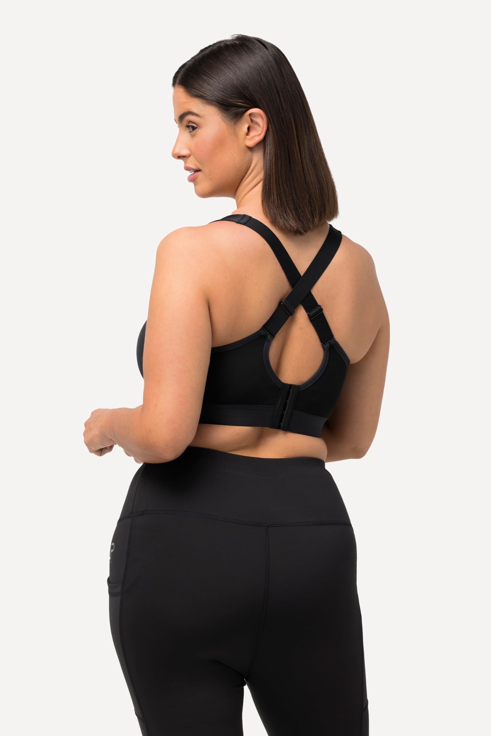Ulla Popken Sport-BH, Ohne Bügel, Front-Und Rückenverschluss Soutien-Gorge Femme