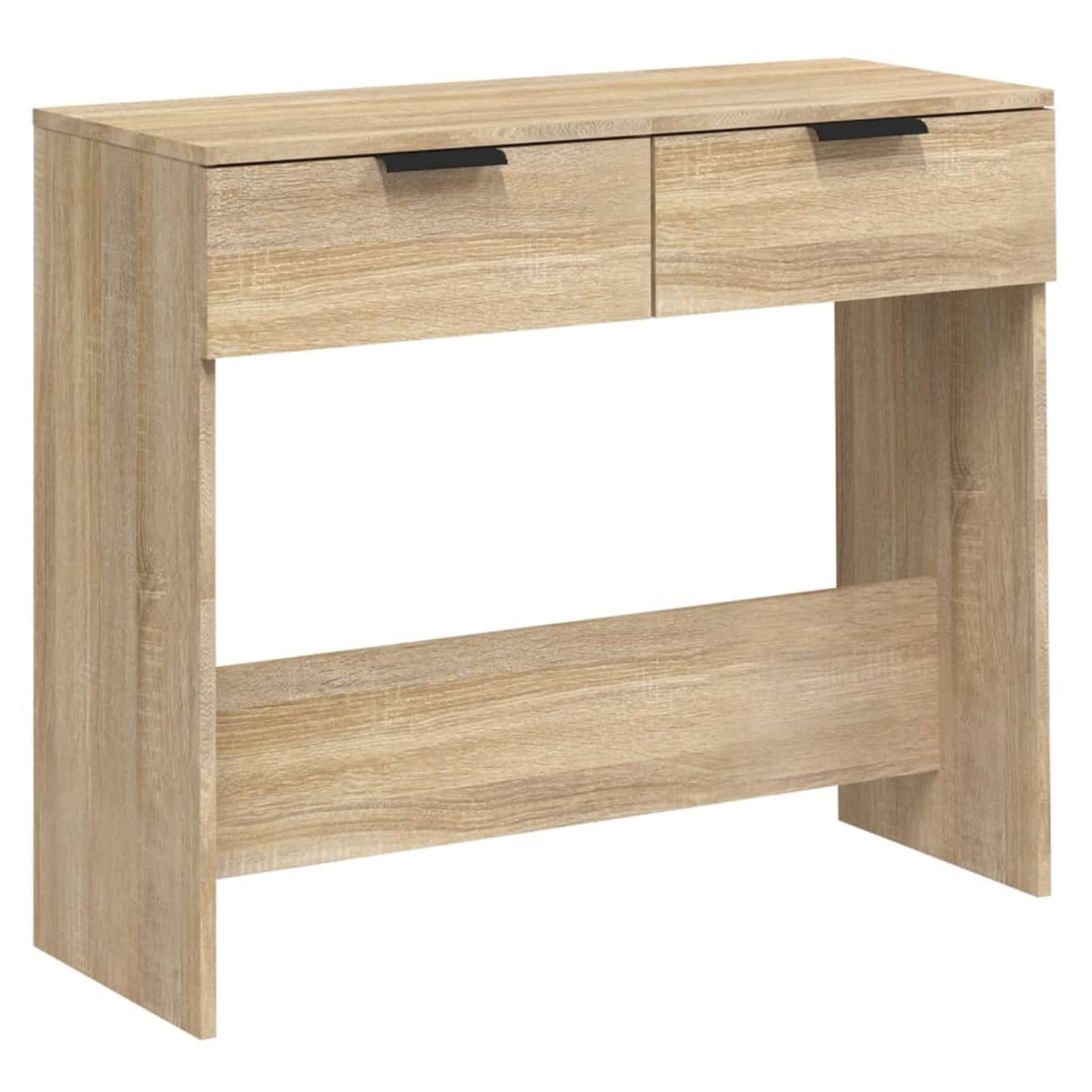Homgoday Mesa Consola de Madera contrachapada Roble Sonoma 90x36x75 cm Mesas auxiliares de salón,Mesa Consola Recibidor Mueble de Entrada Estrecha Clásica