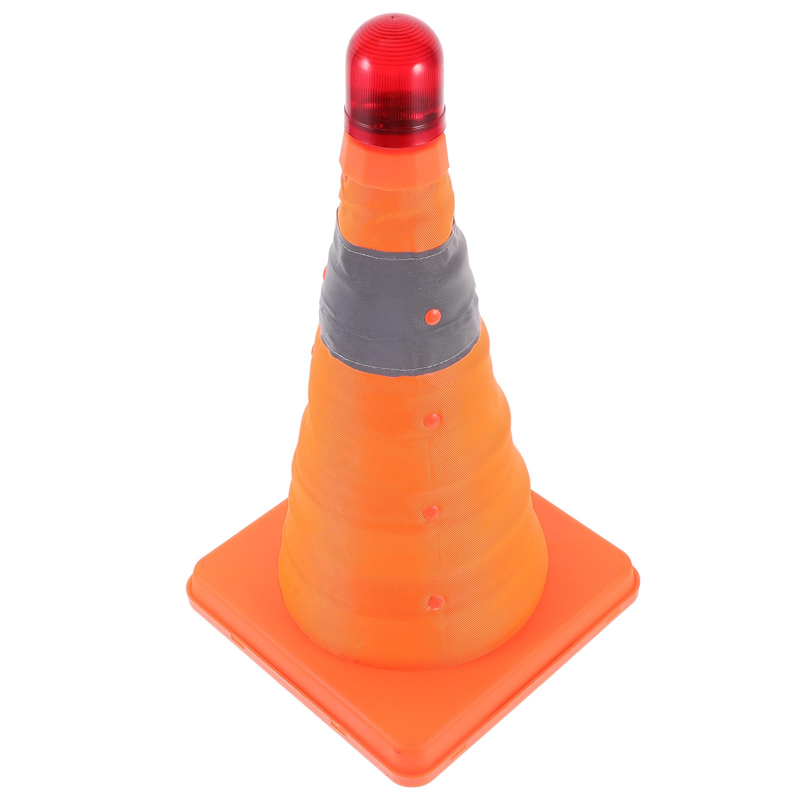 Cône de signalisation LED haute luminosité et pliable pour urgence routière