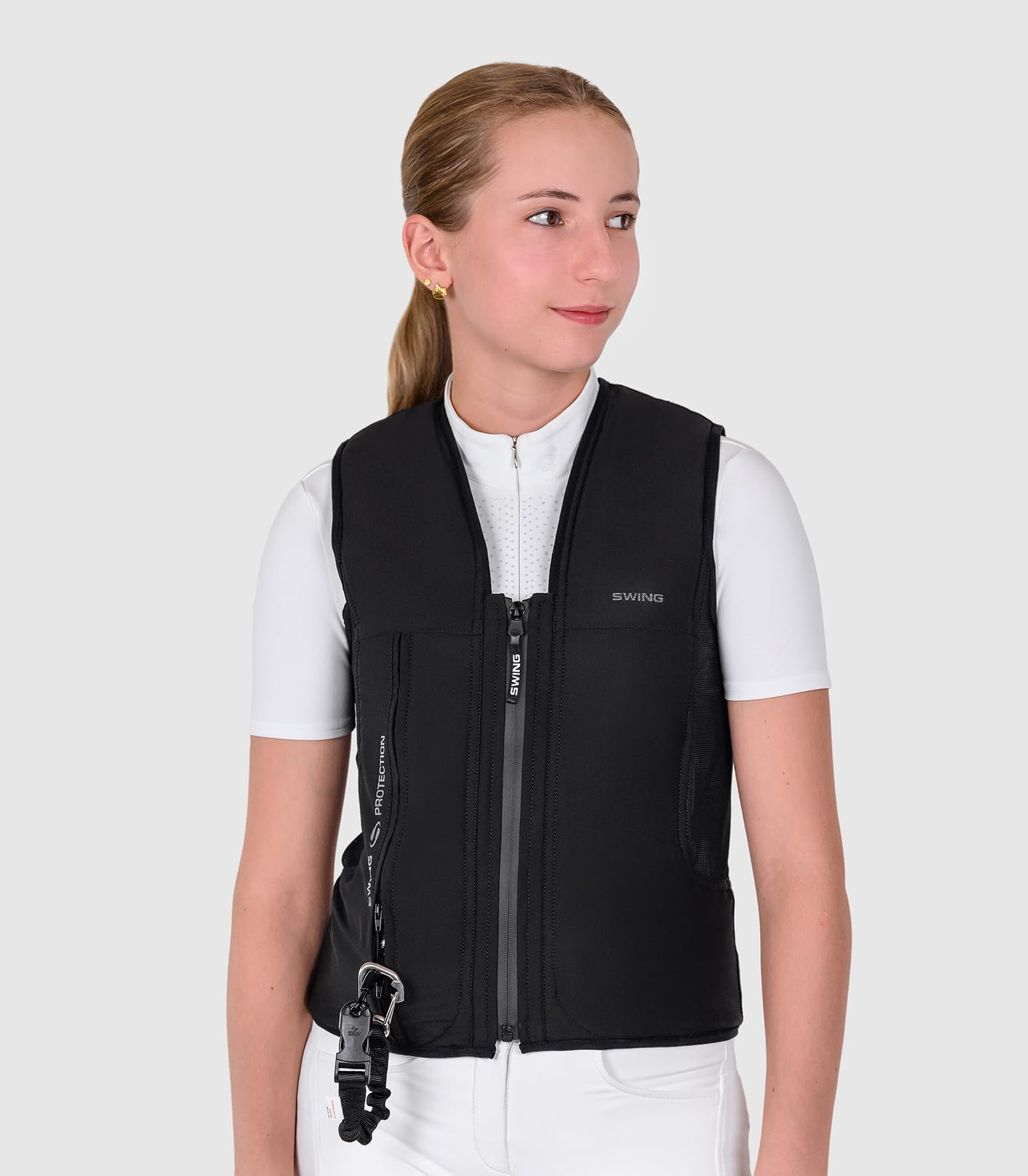 SWING Gilet Airbag P25 AIR, nero, taglia XS
