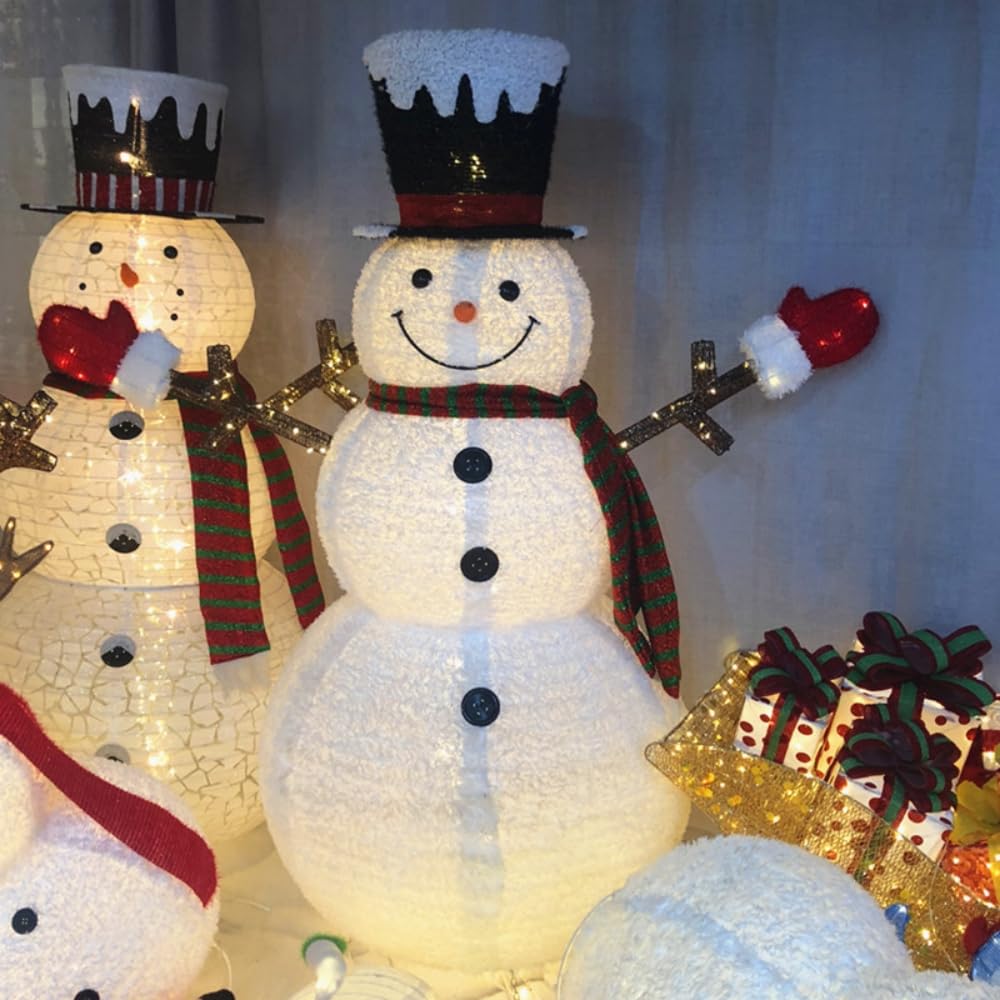 Amazon | Aeroor雪だるま 屋外 Led 、 雪だるまの装飾 クリスマス