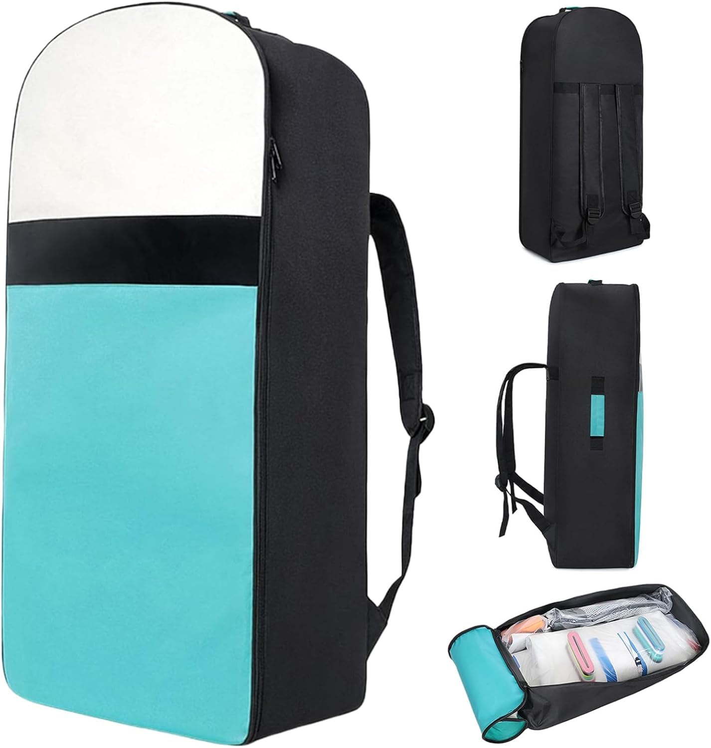 16x10x36in Paddle Board Carry Bag, Zipper Storage Bag with Handle for Surfboard Body Board Neat Reinforced Stitching, Safely Stores Paddle Boards, Body Boards and Surfing Accessories.