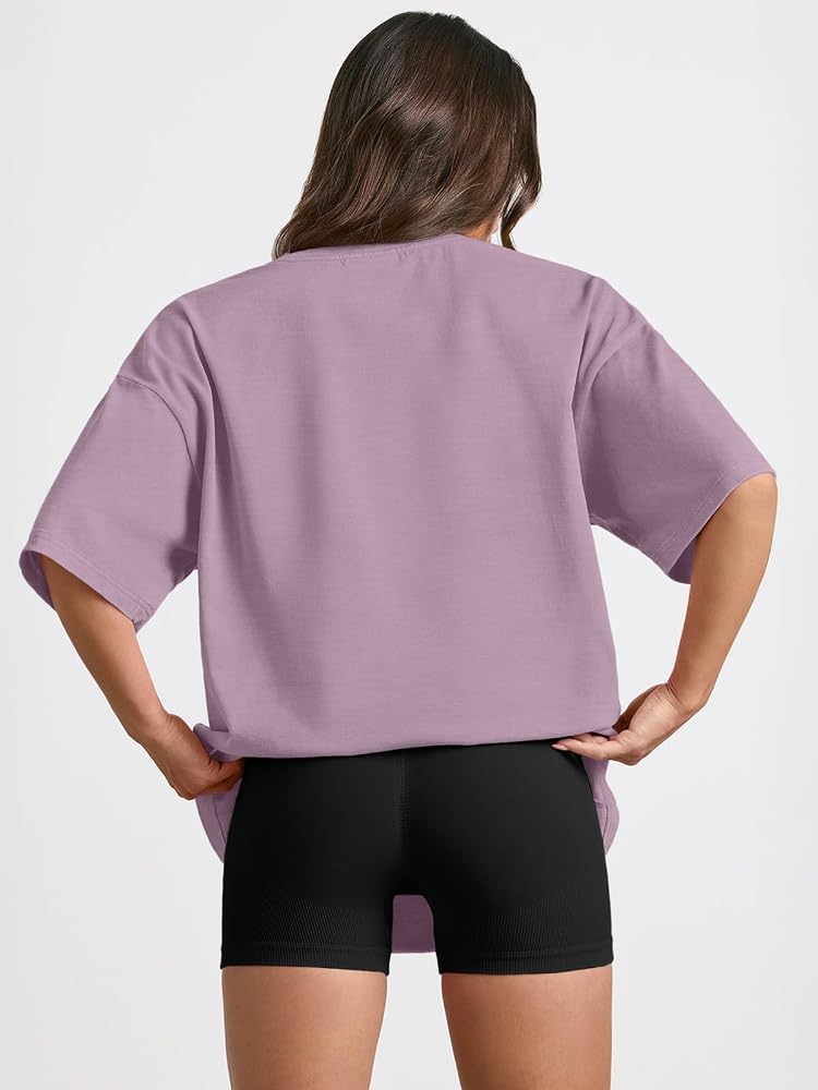 Trendy Queen Womens Oversized Summer T Shirts Plus Size Spring Cute Casual Tops Short Sleeves Fashion Workout Clothes