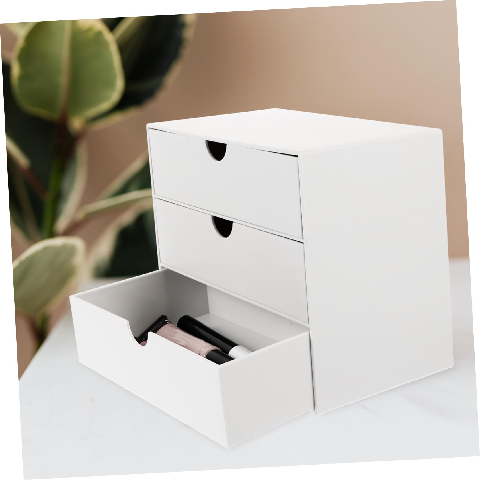 Ciieeo Organizzatore Da Scrivania Con Cassettini Scatola Di Archiviazione Multiuso Per Documenti e Oggetti Design Compatto e Facile Da Assemblare Per Ufficio e Casa