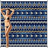 BYDOLL Beach Blanket Waterproof Sandproof 78''×110'' 1-7 Adults Oversized Lightweight Large Picnic Mat Waterproof Sandproof Blanket for Beach Camping Hiking