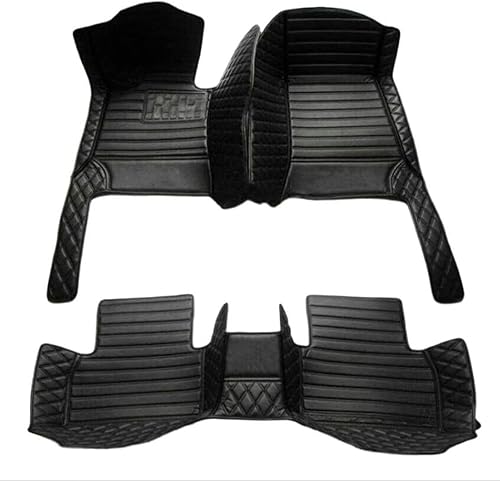 Miniatura 6 de Alfombrillas de cuero de lujo personalizadas para automóvil, aptas para automóviles, SUV, camiones, protección para todo tipo de clima del piso de