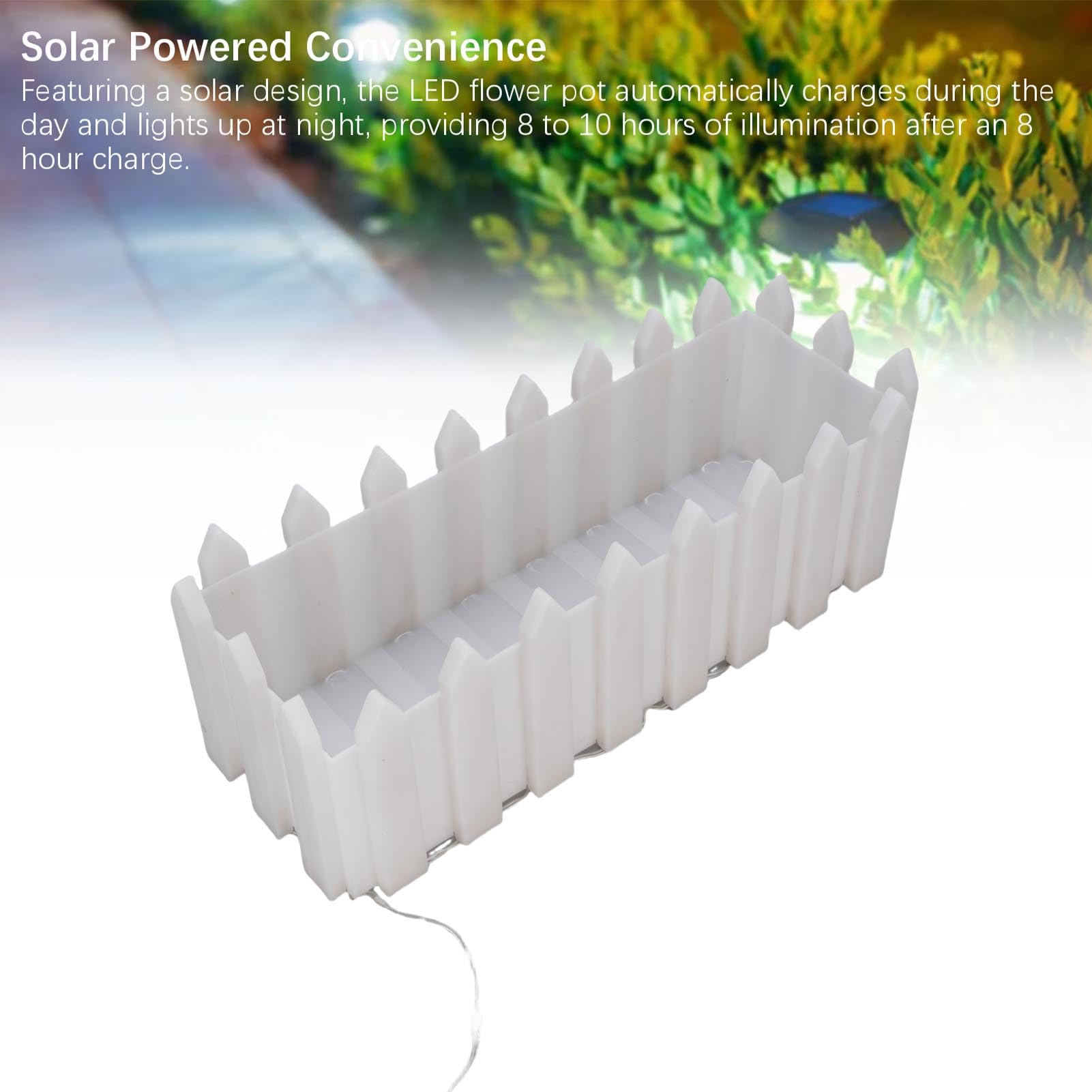 Amazon.co.jp: LEDカラフルな植木鉢、ソーラーパワーRGB 8モードIP55雨プルーフライトアッププランターポットのバルコニーガーデンヤードポットの屋内屋外の装飾であなたの家の装飾を強化します  : DIY・工具・ガーデン