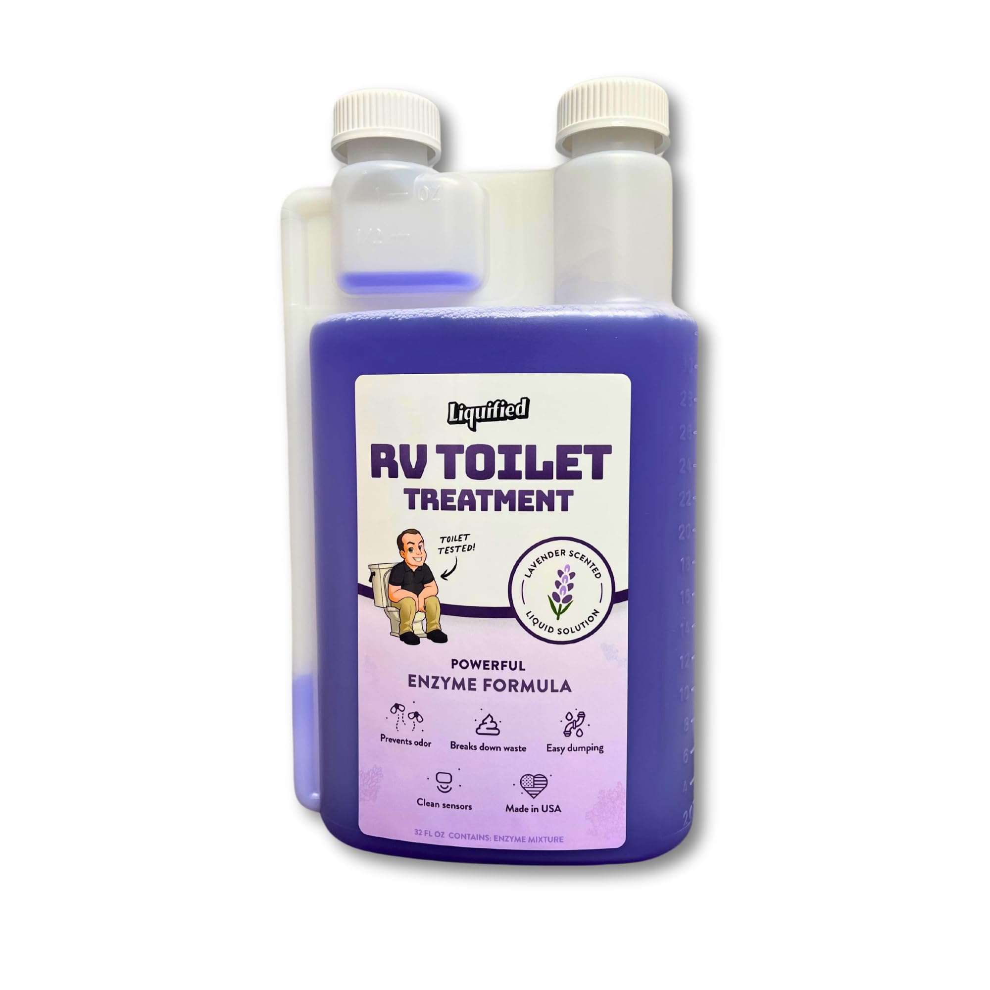 Liquified RV Toilet Treatment Bundle- Black Holding Tank Digester - Odor Eliminator - Lavender Scent - Matts RV Reviews (Lavender, 32oz, 3 Pack) In | Whizz Sewer Chemicals & Cleaners - Foto 8