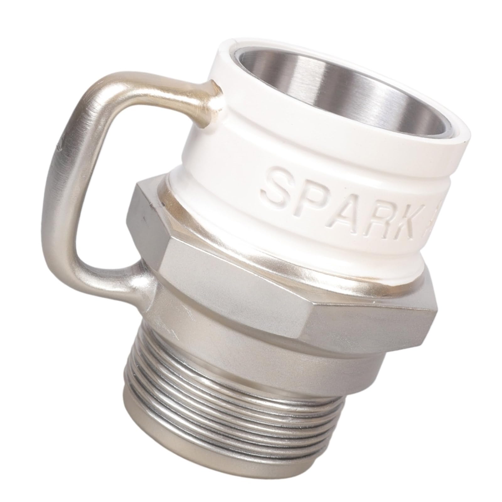 MALSSE Sparks Plugs Shaped Coffee Mug for Car Enthusiasts Resin Cup with Heat Insulation Mechanics and Auto Lover Thick Walled Insulated Mug Unique Car Themed Cup