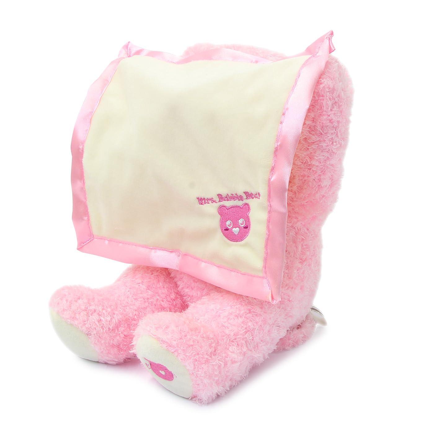 JAMARA Mrs. Babble Bear – podnosi i opuszcza ramiona z kocem, gra w chowaną, mówi i porusza ustami, miękkie futro