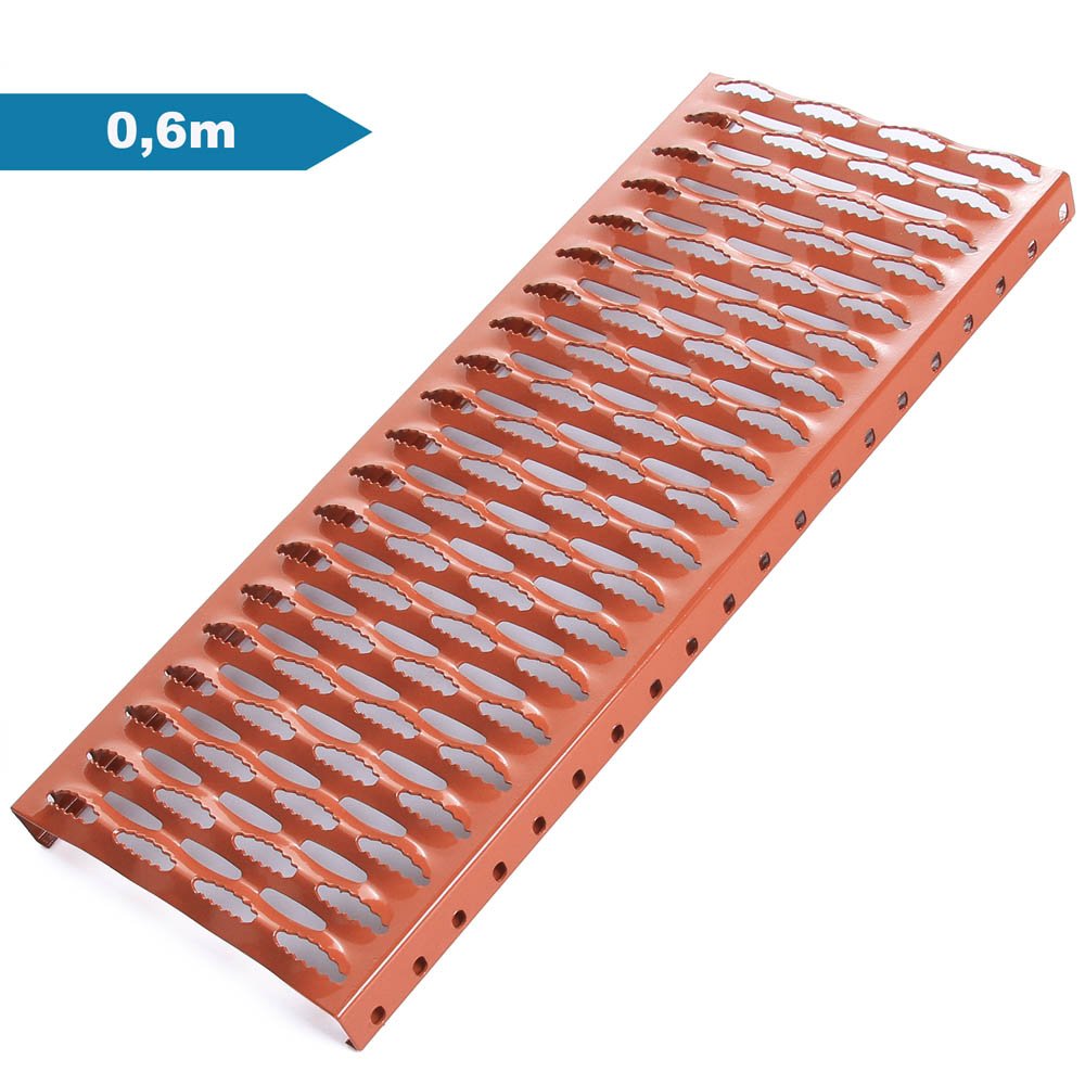 Dachtritt 60 cm Steigtritt Komplett für Dachziegel und Dachpfanne zum Einhängen | 4x Farben (Verzinkt)