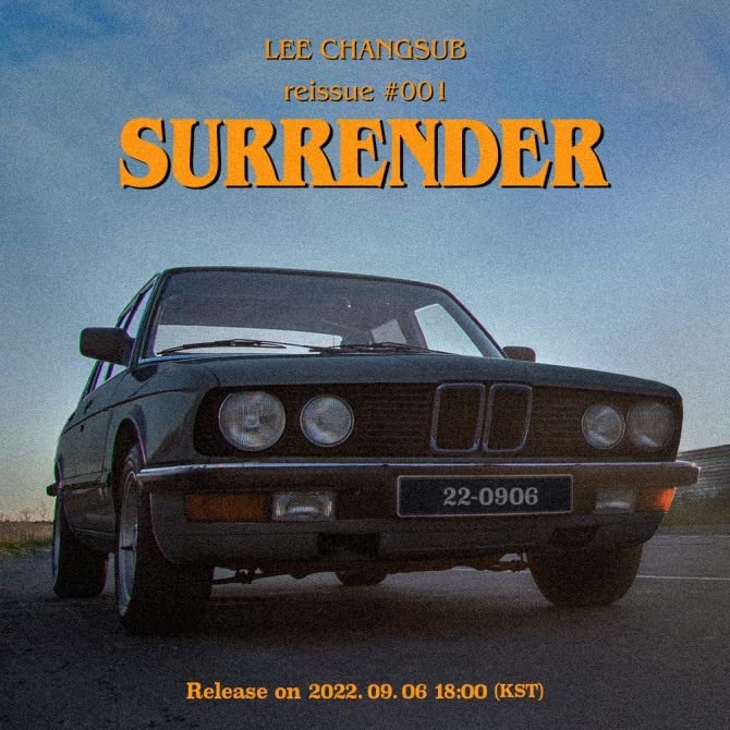 Album BTOB Lee Changsub Surrender réédition 001 version plateforme bleue