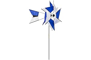 Twirling Tapestry of Colors: Kaleidoscope Windmill Spinners