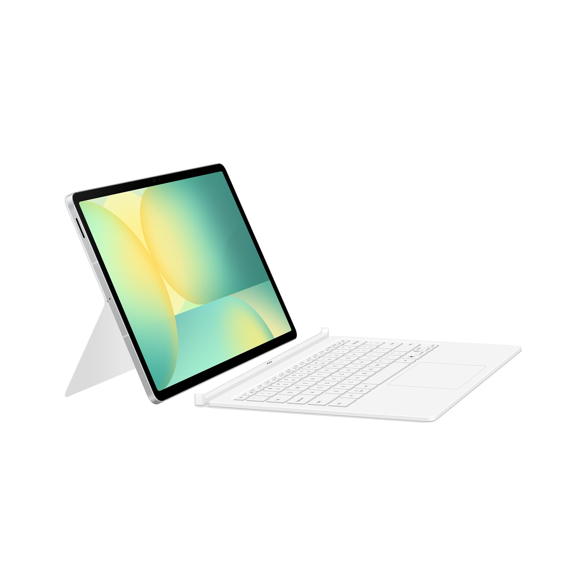 Samsung Book Cover Keyboard Custodia per tablet con tastiera per Galaxy Tab S10 FE+, Bianco