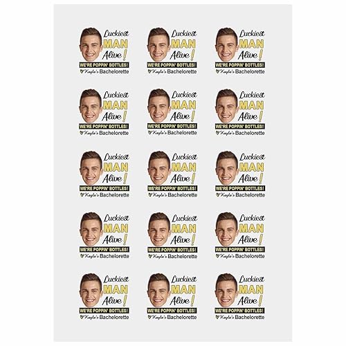 Miniatura 5 de YesCustom Tatuajes temporales personalizados con el mismo vaquero para siempre, tatuaje facial falso con foto para mujeres y hombres, cumpleaños,