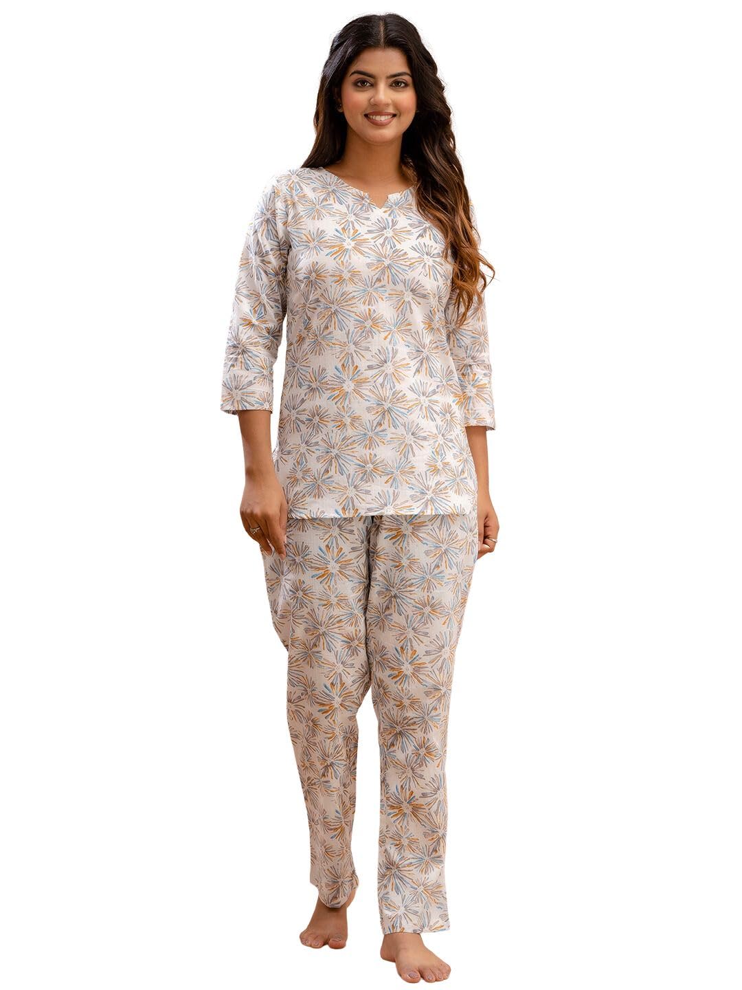 feranoid Women Full Sleeves Cotton Nightsuits-picture-12