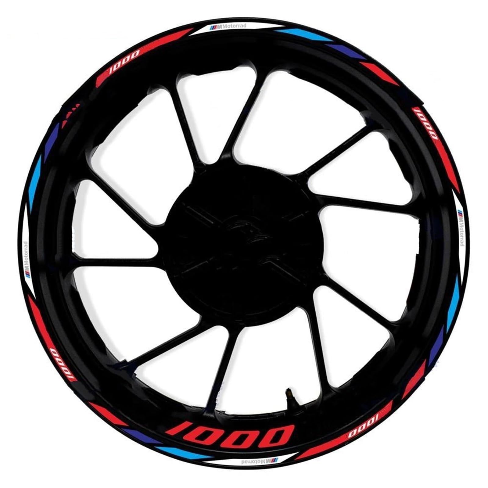 Reflective Accessories Motorcycle Wheel Stickers Rim Stripes Waterproof Tape for S1000RR S1000 RR HP4