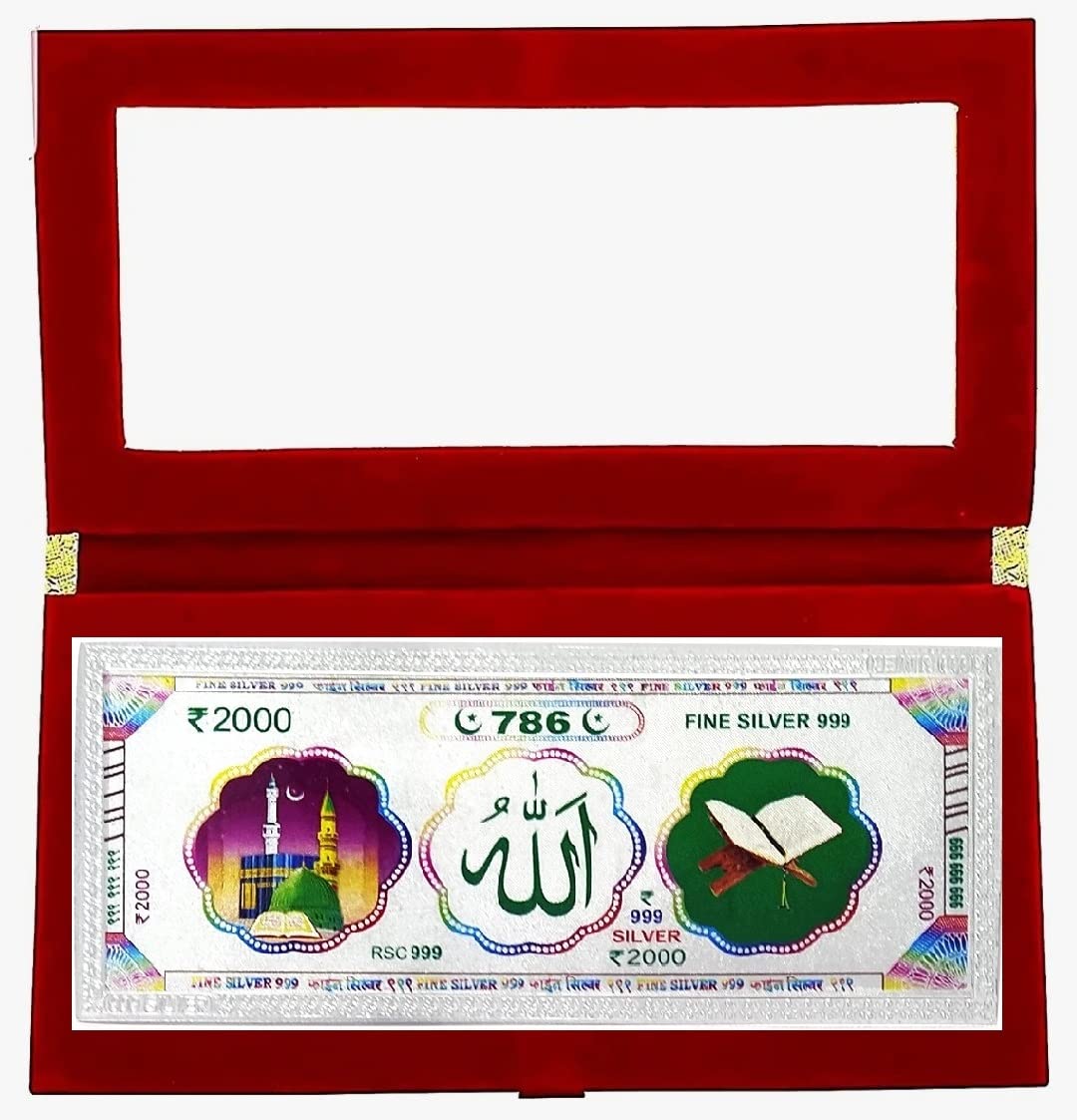 Silver Note 999 fine silver coin, Silver note for Gift 786 allah bar to gift in birthday gift anniversary gift silver bar for gifting (B08P5VZJG4) Amazon Price History, Amazon Price Tracker