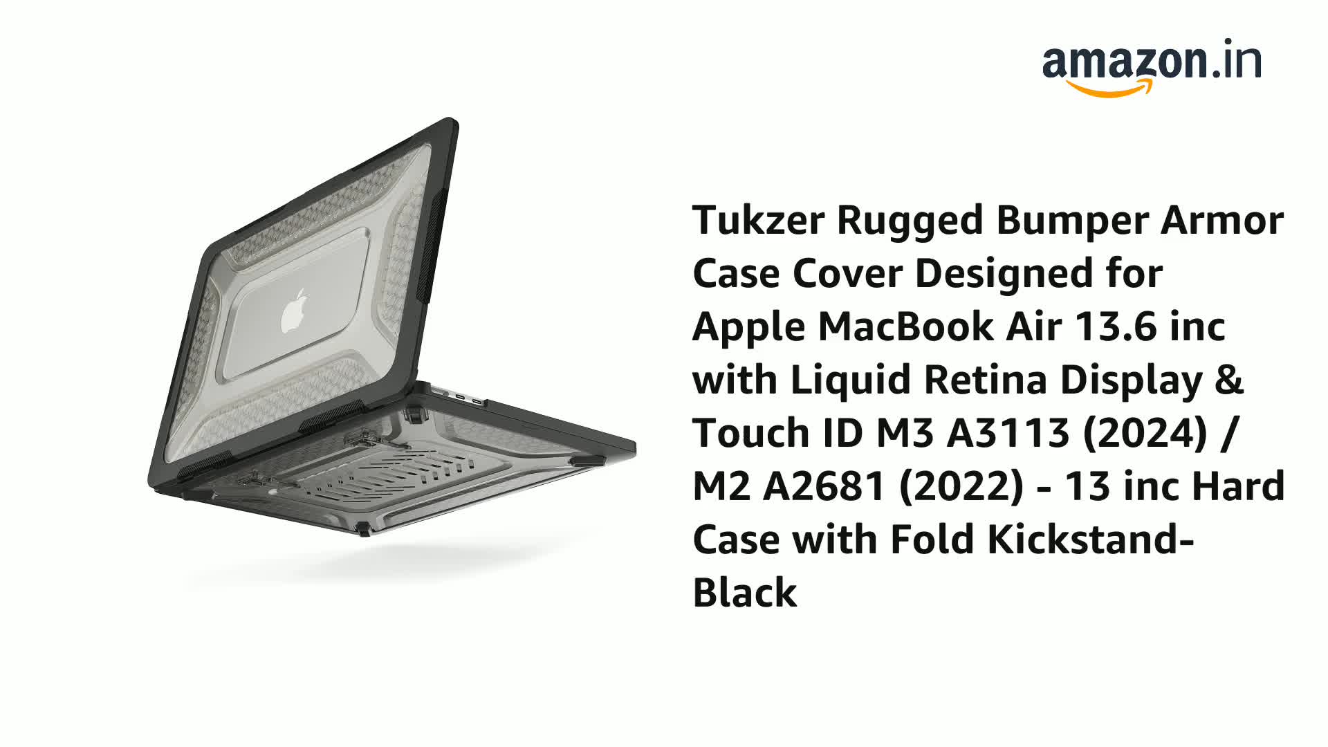 MacBook本体 jamaru Tukzer Case Cover for New Apple MacBook Air 13.6 inch M4