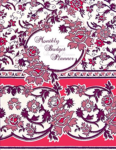 Monthly Budget Planner: Bill Organizer Book with Weekly Calendar & Expenses Tracker ( Large Spacious Softback Notebook * 24 months * for Personal or Home use * Floral ) image 3