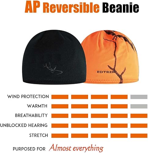 Miniatura 5 de EDTREK Gorro reversible multiusos ultra cómodo y suave para exteriores