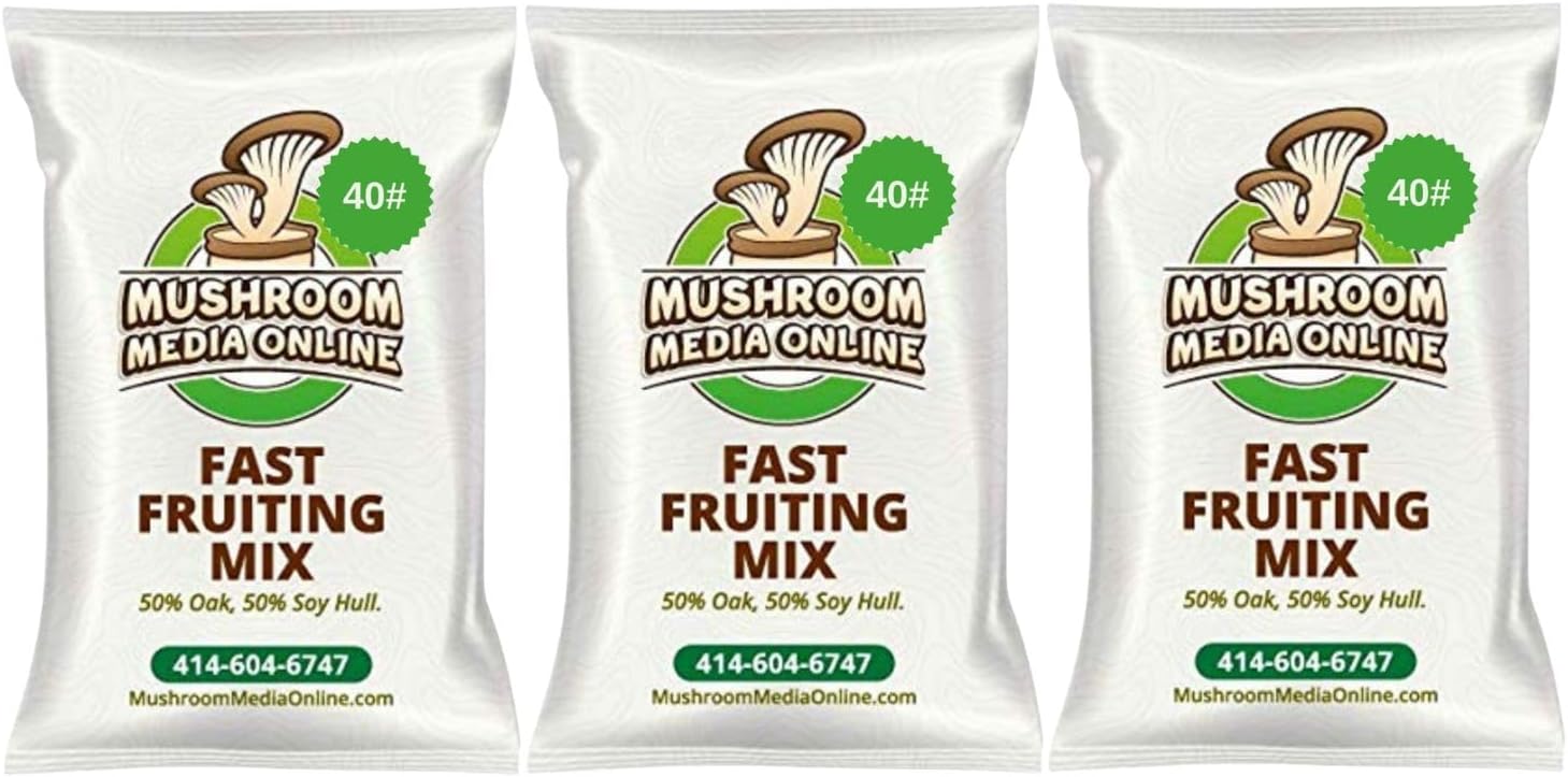 Fast Fruiting Pellets, aka Masters Mix (50% Oak and 50% Soy) - Ideal and Fast-Growing Substrate for Mushroom Cultivation, Oyster Mushrooms, Shiitake, and More (10 Pounds)
