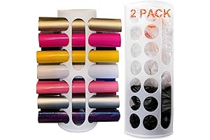 Vinyl Organizer Storage Craft | Multipurpose 2-Pack Plastic Bag Holder