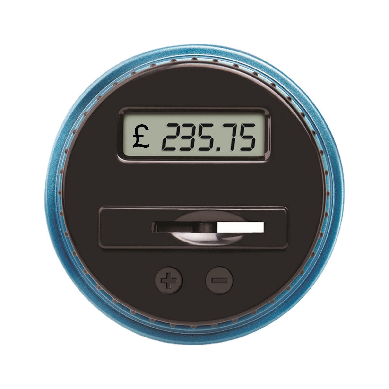 itrimaka Digital Counting Money Jar With LCD Counter - Portable Auto Coin Counter Saving Pot