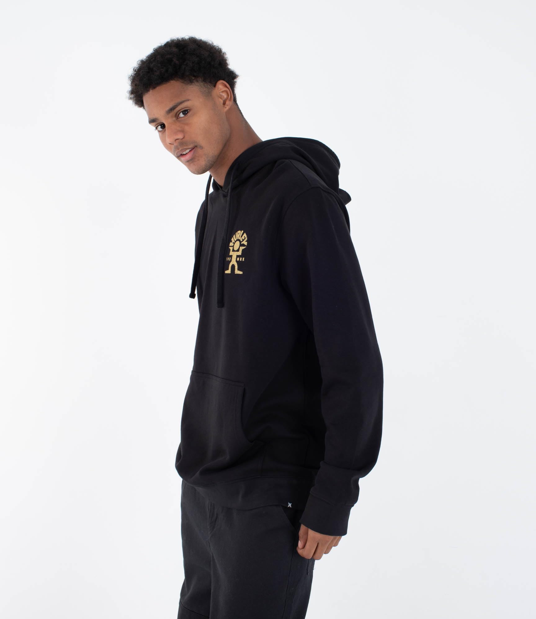 Hoodie men - Dancer, Black, L