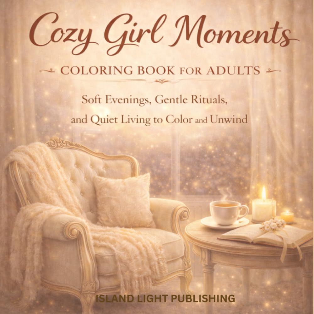 Cozy Girl Moments Coloring Book for Adults: Soft Evenings, Gentle Rituals, and Quiet Living to Color and Unwind
