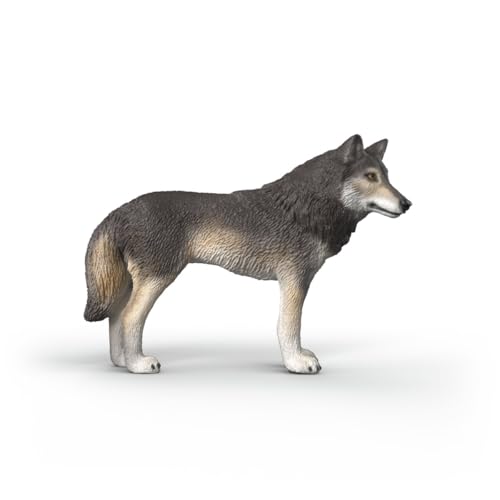 Image of Schleich Wild Life - American Wolf Toy Figurine - Kids Ages 3+ | 14991