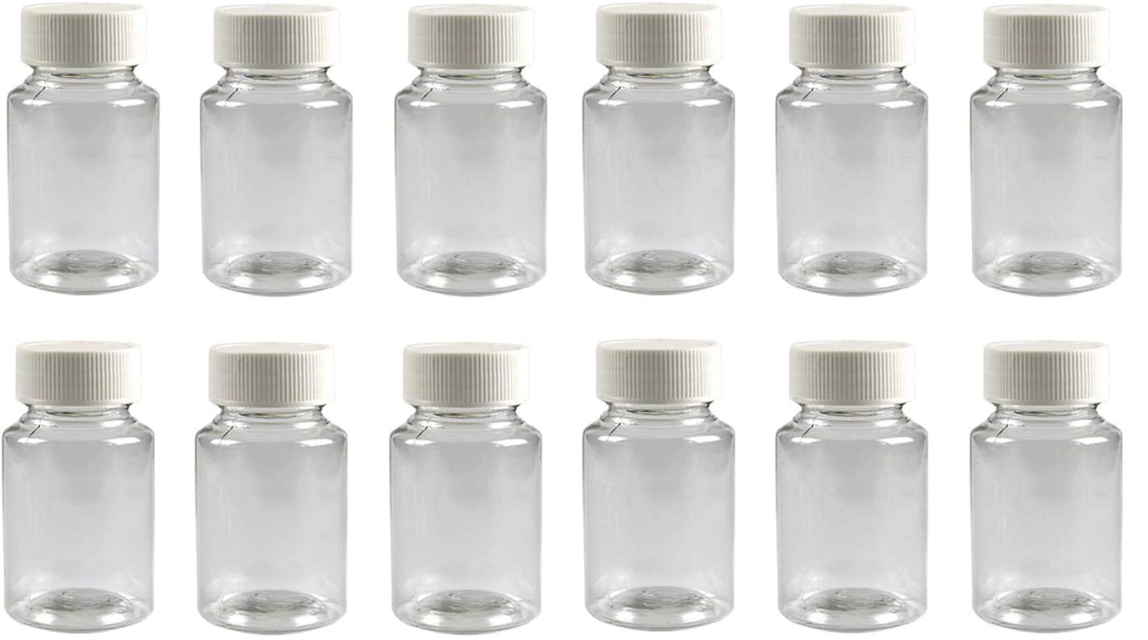 Western World 15g Empty 50Pcs Plastic Container Empty Transparent Refillable Plastic Bottles-image-49