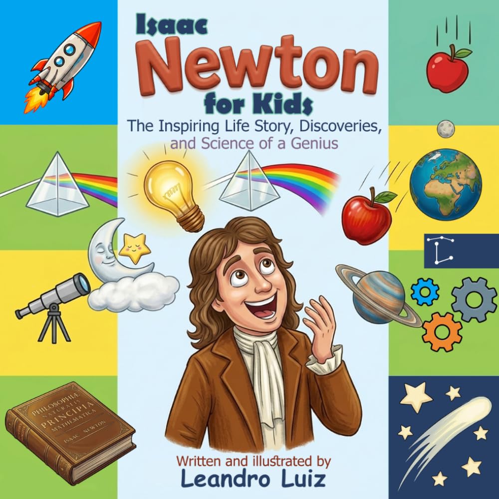 Isaac Newton for Kids: The Inspiring Life Story, Discoveries, and Science of a Genius : Sir Isaac Newton Biography for Kids (Great Scientists Biographies for Kids)